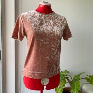 Velvet Short Sleeve T-Shirt